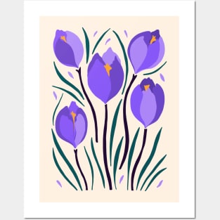 Crocus Flower Posters and Art